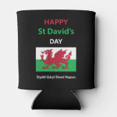 Happy St David's Day Dydd GÆDewi Hapus Dosenkühler (Rückseite)