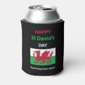 Happy St David's Day Dydd GÆDewi Hapus Dosenkühler (Kanne Rückseite)