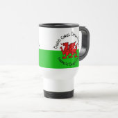 Happy St Davids Day im keltischen Stil Reisebecher (VorderseiteRechts)