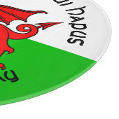 Happy St Davids Day im keltischen Stil Schneidebrett (Ecke)
