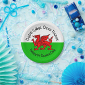 Happy St Davids Day in Celtic Style 7" Pappteller (Party)