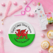 Happy St Davids Day in Celtic Style 7" Pappteller (Party)