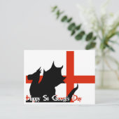 Happy St George's Day - Postcard Postkarte (Stehend Vorderseite)
