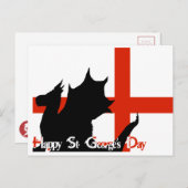 Happy St George's Day - Postcard Postkarte (Vorne/Hinten)