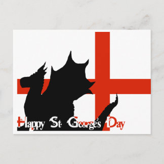 Happy St George's Day - Postcard Postkarte