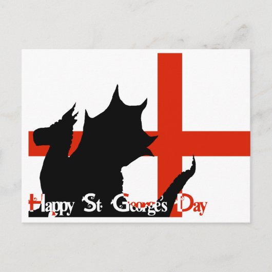Happy St George's Day - Postcard Postkarte (Vorderseite)