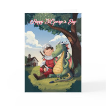 Happy St.George's Day Saint George und der Dragon