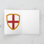 Happy St.George's Day Saint George und der Dragon Karte (Innenseite)