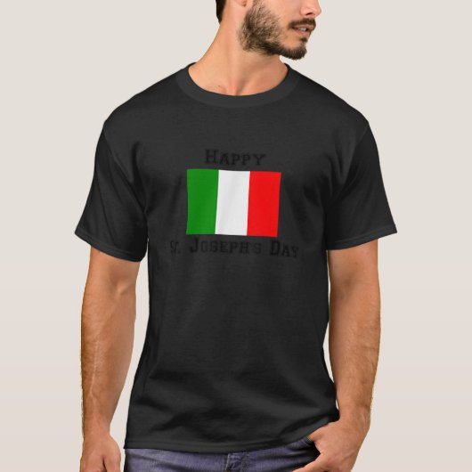 Happy St Joseph s Day Italian American Holiday Mar T-Shirt (Vorderseite)