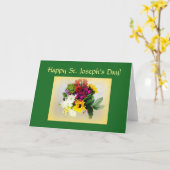 Happy St. Joseph's Day Karte (Gelbe Blume)