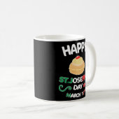 Happy St Josephs Day Sfingi Zeppole Kaffeetasse (VorderseiteRechts)