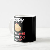 Happy St Josephs Day Sfingi Zeppole Kaffeetasse (Vorderseite Links)