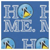 Happy St. Lucian Flag House Warmer Stoff (Nahaufnahme)