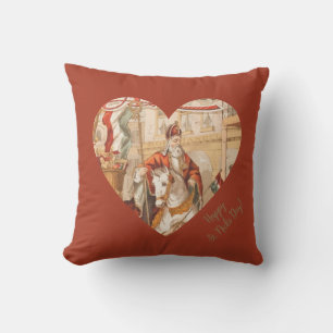 Happy St. Nicks Tag St. Nicholas Sinterklaas Kissen