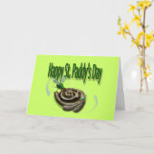 Happy St. Paddy's Day Karte (Gelbe Blume)