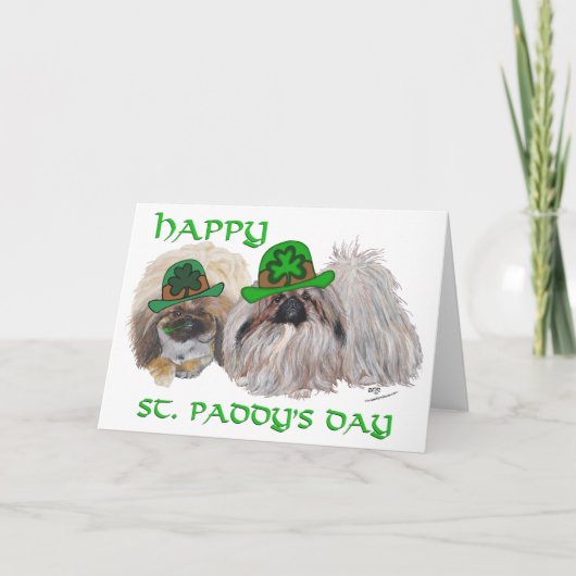 Happy St Paddys Day Karte (Vorderseite)