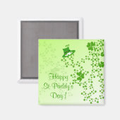 Happy St Paddy's Day ! Magnet (Vorderseite/Rückseite)