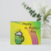 Happy St. Paddy's Day Postkarte (Stehend Vorderseite)