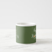 Happy St. Paddy's Orange Kleeblatt ID336 Espressotasse (Vorderseite)