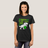 Happy St Pat Rex Day Dino Shamrock St Patricks Day T-Shirt (Vorne ganz)