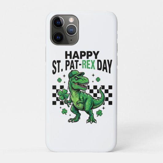 Happy St Pat-Rex Day Dinosaur Party Case-Mate iPhone Hülle (Rückseite)