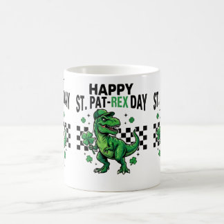 Happy St Pat-Rex Day Dinosaur Party Kaffeetasse