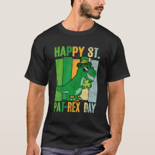 Happy St Pat-Rex Day Dinosaur St Patricks Day for T-Shirt