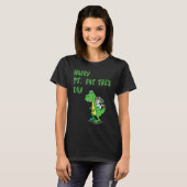 Happy St Pat Rex Day Dinosaur T-Shirt (Vorne ganz)