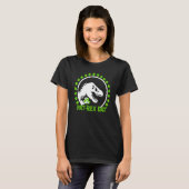 Happy St Pat Rex Day St Patrick Patrex Dinosaur T-Shirt (Vorne ganz)