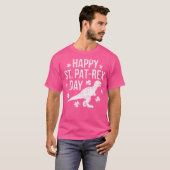 Happy St Pat-Rex Day St Patrick Patrex Dinosaur T-Shirt (Vorne ganz)