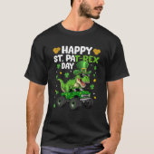 Happy St Pat Rex Day St Patricks Day Dinosaur Mons T-Shirt (Vorderseite)