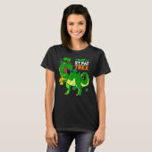 Happy St Pat Rex Dinosaur Saint Patrick S Day for T-Shirt (Vorne ganz)
