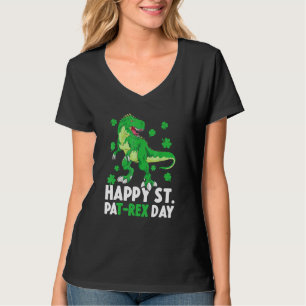 Happy St Pat Rex Dinosaur Saint Patrick's Day for T-Shirt