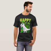 Happy St PaT Rex Dinosaur Saint Patrick's Day For T-Shirt (Vorne ganz)