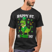 Happy St PaT Rex Dinosaur Saint Patrick's Day For  T-Shirt (Vorderseite)