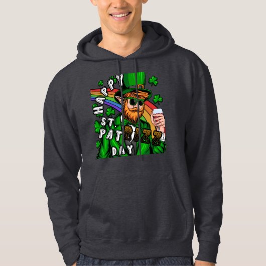 Happy St. Pat Rizz Day Hoodie (Vorderseite)