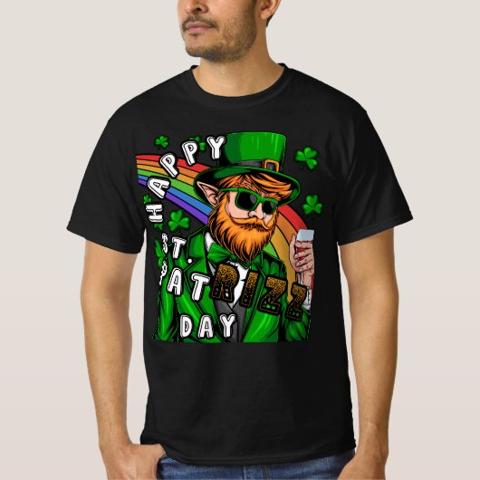 Happy St. Pat Rizz Day T-Shirt (Vorderseite)