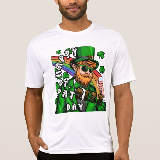 Happy St. Pat Rizz Day T-Shirt (Vorderseite)