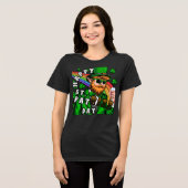 Happy St. Pat Rizz Day Tri-Blend Shirt (Vorderseite voll)