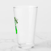 Happy St Pat T-Rex Saint Patrick's Day Dinosaur Glas (Links)
