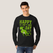 Happy St Pat Trex Day Dino St Patricks Day Dinosau T-Shirt (Vorne ganz)