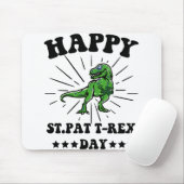 Happy St Pat Trex Day Dino St Patricks Day Mousepad (Mit Mouse)
