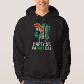 Happy St Pat Trex Day Dino St Patricks Day Toddle Hoodie (Vorderseite)