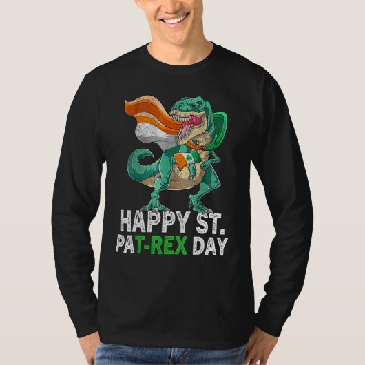 Happy St Pat Trex Day Dino St Patricks Day Toddle T-Shirt (Vorderseite)