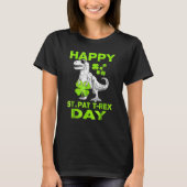 Happy St Pat Trex Day Dino St Patricks Day Toddler T-Shirt (Vorderseite)