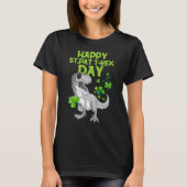 Happy St Pat Trex Day Dino St Patricks Day Toddler T-Shirt (Vorderseite)