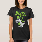 Happy St Pat Trex Day Dino St Patricks Day Toddler T-Shirt (Vorderseite)