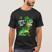 Happy St Pat Trex Day Dino St Patricks Day Toddler T-Shirt (Vorderseite)