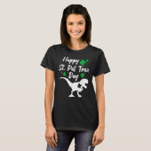 Happy St Pat Trex Day Dinosaur St Patrick's Day T-Shirt (Vorne ganz)