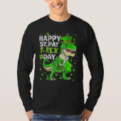 Happy St Pat Trex Day Dinosaur St Patricks Day Tod T-Shirt (Vorderseite)